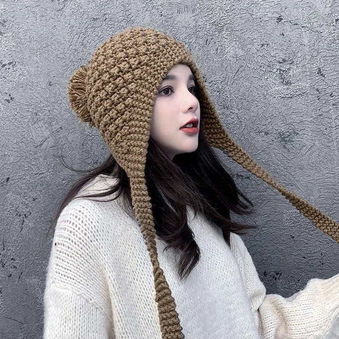 Autumn Winter Ear Protection Hat Women's Warm Knitting Tassel Baotou Girl Outdoor Leisure Solid Color Retro Student Khaki
Autumn Winter Ear Protection Hat Women's Warm Knitting Tassel Baotou Girl Outdoor Leisure Solid Color Retro Student Khaki