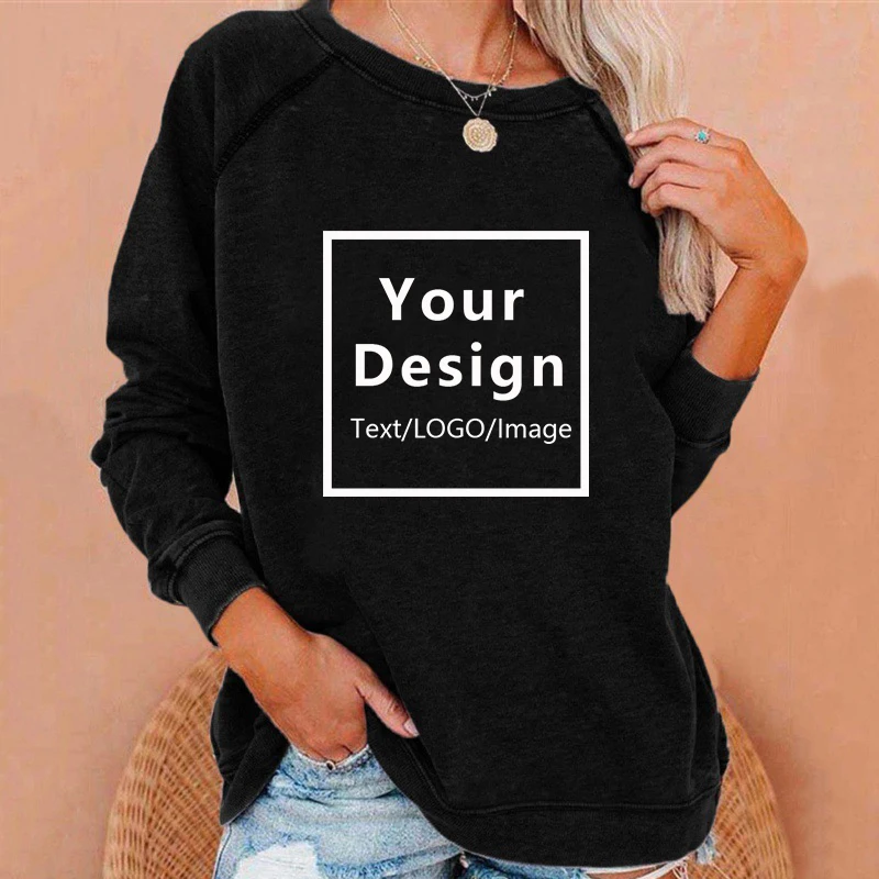 Custom Your Logo 2022 New Women's Fashion Loose Round Neck Long Sleeves Spliced Sweatshirt Personality Customization Wholesale
Custom Your Logo 2022 New Women's Fashion Loose Round Neck Long Sleeves Spliced Sweatshirt Personality Customization Wholesale