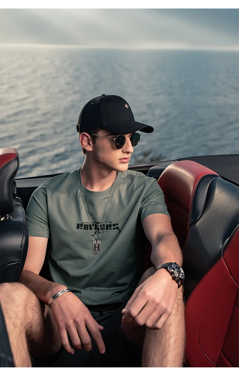 WW3338 Letter Print Half Sleeve Round Neck Casual Heavy Cotton Men's Short Sleeve T-Shirt
WW3338 Letter Print Half Sleeve Round Neck Casual Heavy Cotton Men's Short Sleeve T-Shirt