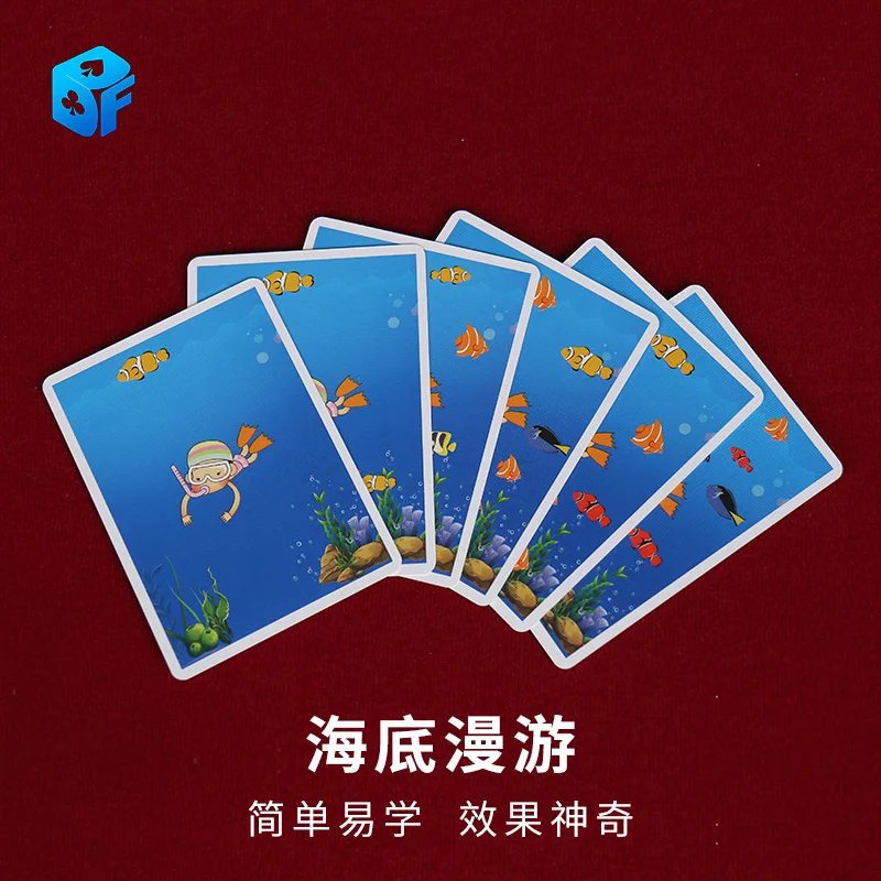 Funny Count Fish Cards Magic Tricks Playing Card Poker Close Up Street Stage Props Illusion Accessary Mentalism Kids Magician 
Funny Count Fish Cards Magic Tricks Playing Card Poker Close Up Street Stage Props Illusion Accessary Mentalism Kids Magician