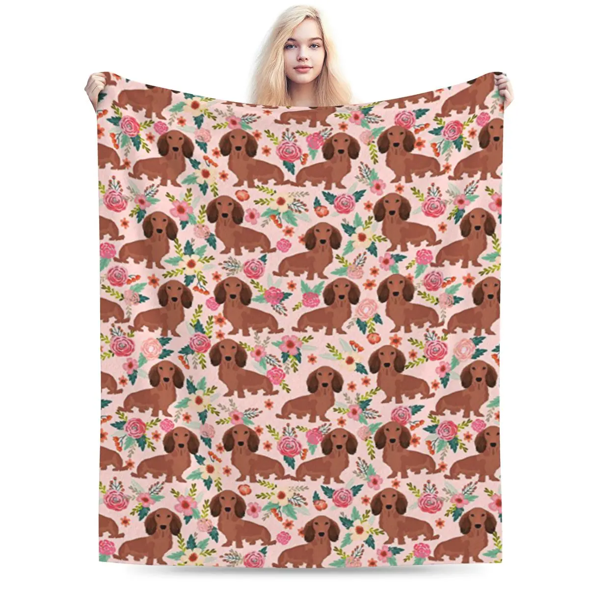 Dachshund Pattern Soft Flannel Throw Blanket for Couch Bed Sofa Cover Blanket Warm Blankets Travel Blanket
Dachshund Pattern Soft Flannel Throw Blanket for Couch Bed Sofa Cover Blanket Warm Blankets Travel Blanket