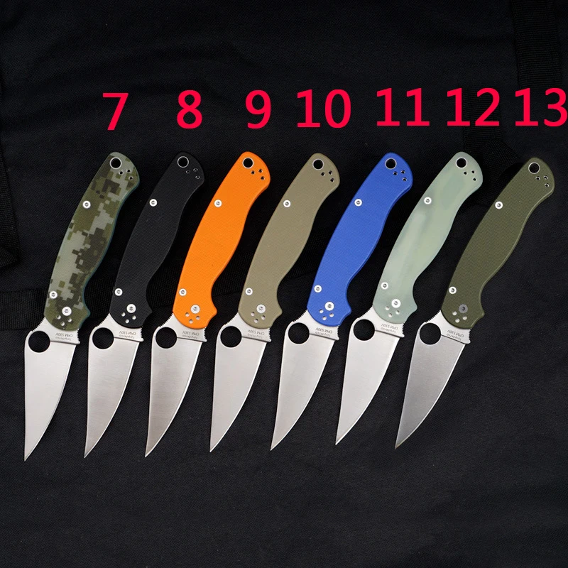 Multicolor 440 Blade Tactical Folding Knife Outdoor Camping Survival Self-defense Pocket Military Knives Portable EDC Tool
Multicolor 440 Blade Tactical Folding Knife Outdoor Camping Survival Self-defense Pocket Military Knives Portable EDC Tool