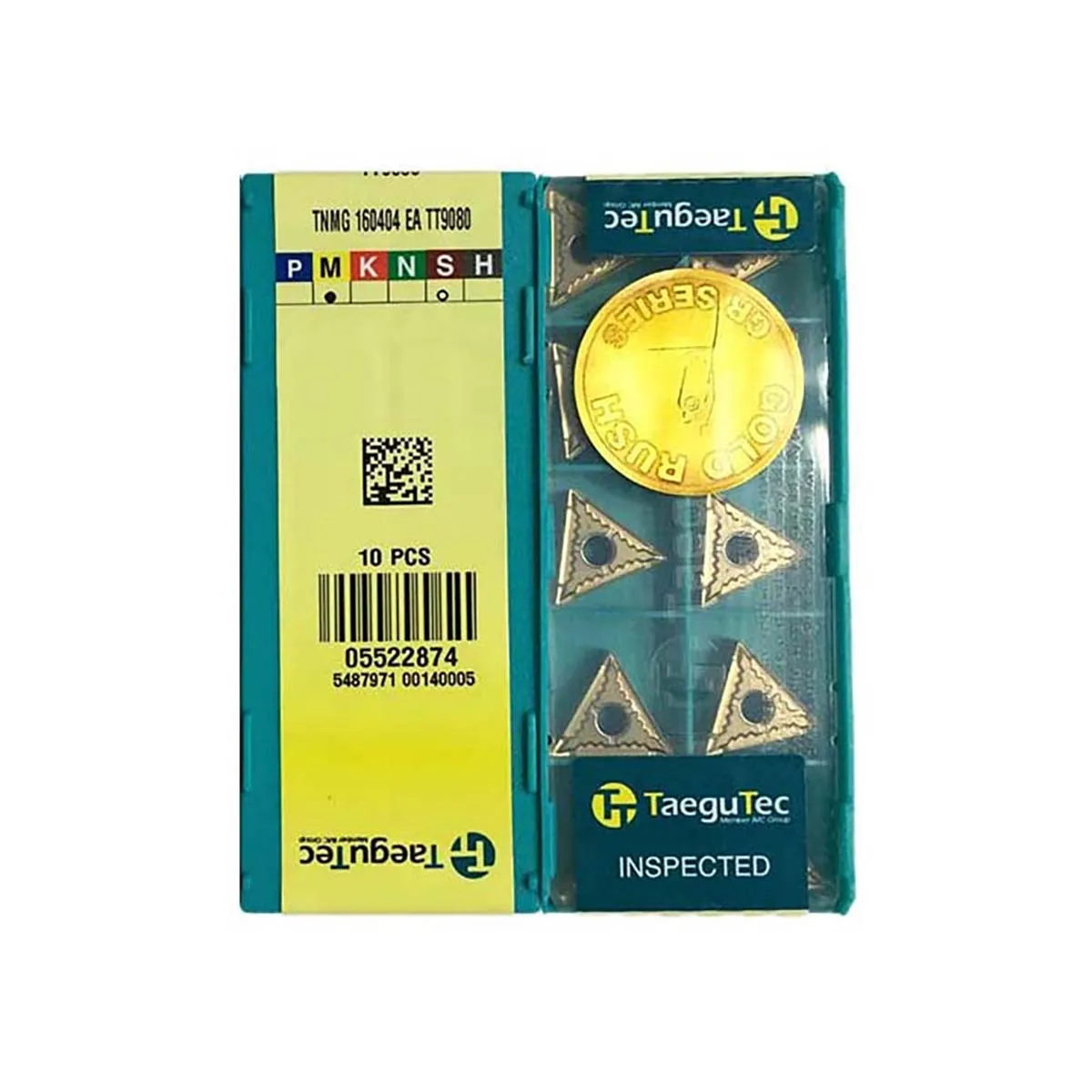 TaeguTec 100% Original TNMG TNMG16 TNMG160404R VF TNMG160404R FS TNMG160404 MT CT3000 Medium Carbide Turning Inserts
TaeguTec 100% Original TNMG TNMG16 TNMG160404R VF TNMG160404R FS TNMG160404 MT CT3000 Medium Carbide Turning Inserts