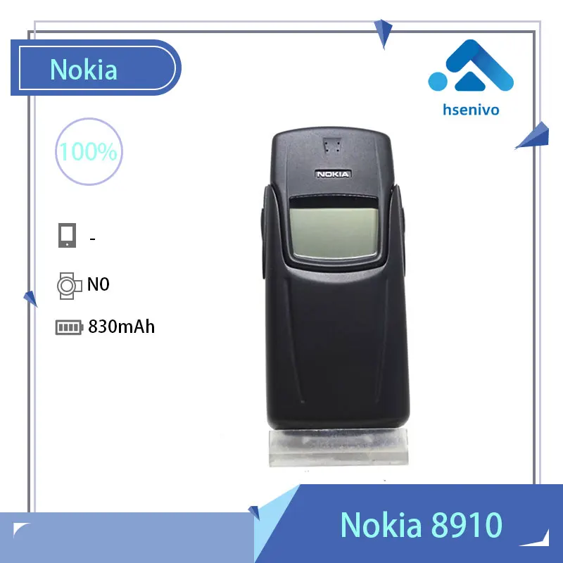 Nokia 8910 refurbished-Original NOKIA 8910 Mobile Phone 2G GSM 900/1800 Unlocked phone One year warranty refurbished
Nokia 8910 refurbished-Original NOKIA 8910 Mobile Phone 2G GSM 900/1800 Unlocked phone One year warranty refurbished
