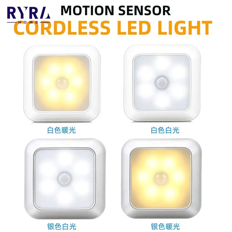 Ночник с пассивным инфракрасным датчиком движения под шкаф, 6 светодиодов, питание от батареи, ночная лампа, беспроводной светильник для чул...
Ночник с пассивным инфракрасным датчиком движения под шкаф, 6 светодиодов, питание от батареи, ночная лампа, беспроводной светильник для чул...