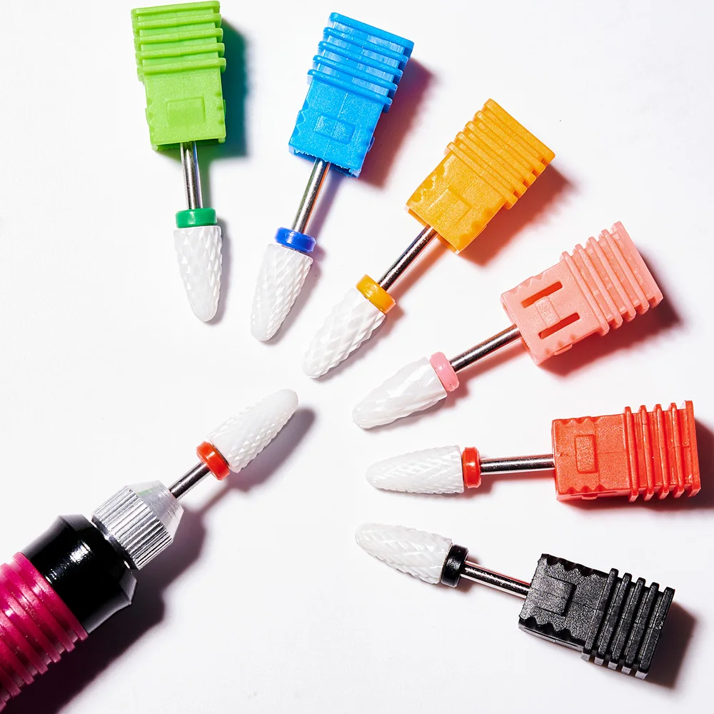 Nail Drill Bit Corn-Head-Shape Electric Grinding Machine Accessories Lightweight Electric Grinder Parts Portable Ceramic Grind 
Nail Drill Bit Corn-Head-Shape Electric Grinding Machine Accessories Lightweight Electric Grinder Parts Portable Ceramic Grind