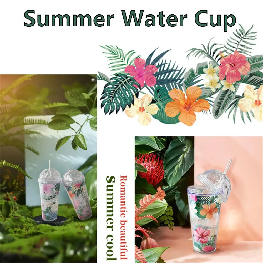 420ml Summer With Straw Flower Plants Reusable Juice Tea Milk Mug Double Wall Drinking Bottle Water Cup Drinkware
420ml Summer With Straw Flower Plants Reusable Juice Tea Milk Mug Double Wall Drinking Bottle Water Cup Drinkware