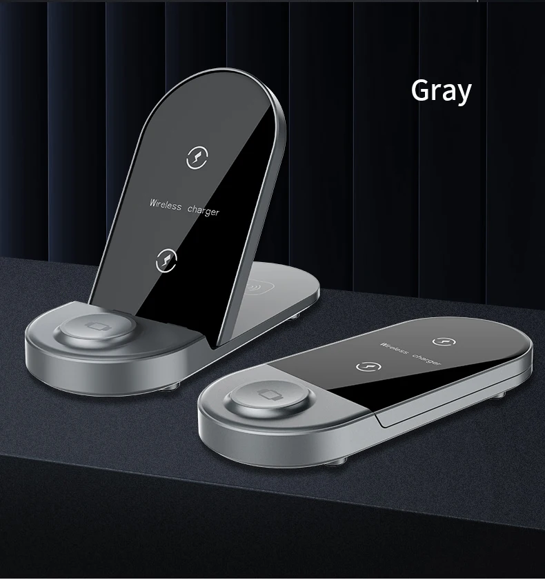 iLEPO 3 in 1 Magnetic Wireless Charger for Iphone 12 Iwatch Earphone Chargers Station Desktop Magnet Charge Dock Foldable Design
iLEPO 3 in 1 Magnetic Wireless Charger for Iphone 12 Iwatch Earphone Chargers Station Desktop Magnet Charge Dock Foldable Design