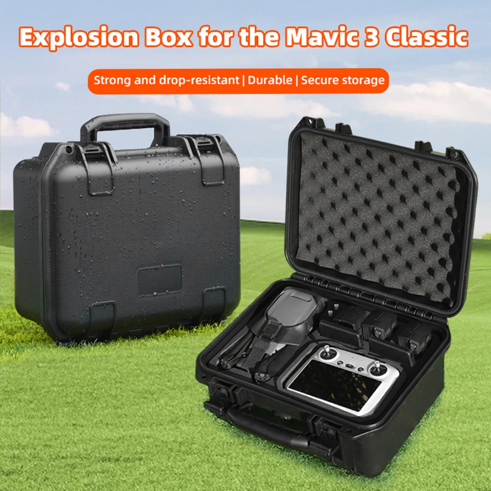 Чехол для DJI Mavic 3 Classic чехол, взрывозащищенный чехол для переноски, водонепроницаемая защита, аксессуары для дрона DJI
Чехол для DJI Mavic 3 Classic чехол, взрывозащищенный чехол для переноски, водонепроницаемая защита, аксессуары для дрона DJI