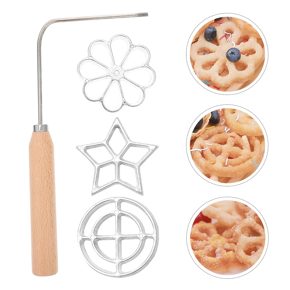 Rosette Mold Iron Molds Swedishhandle Bunuelos Cookie Timbale Snack Waffle Maker Set Frying Fried Flower Kitchen Pastry
Rosette Mold Iron Molds Swedishhandle Bunuelos Cookie Timbale Snack Waffle Maker Set Frying Fried Flower Kitchen Pastry