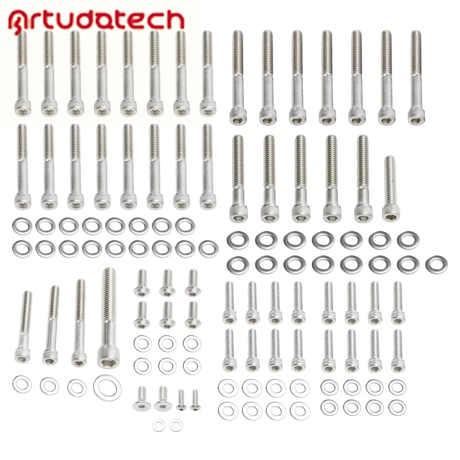 Крышки двигателя из нержавеющей стали UNC Allen screw kit 59 шт. для Sportster XL 2004 и выше
Крышки двигателя из нержавеющей стали UNC Allen screw kit 59 шт. для Sportster XL 2004 и выше