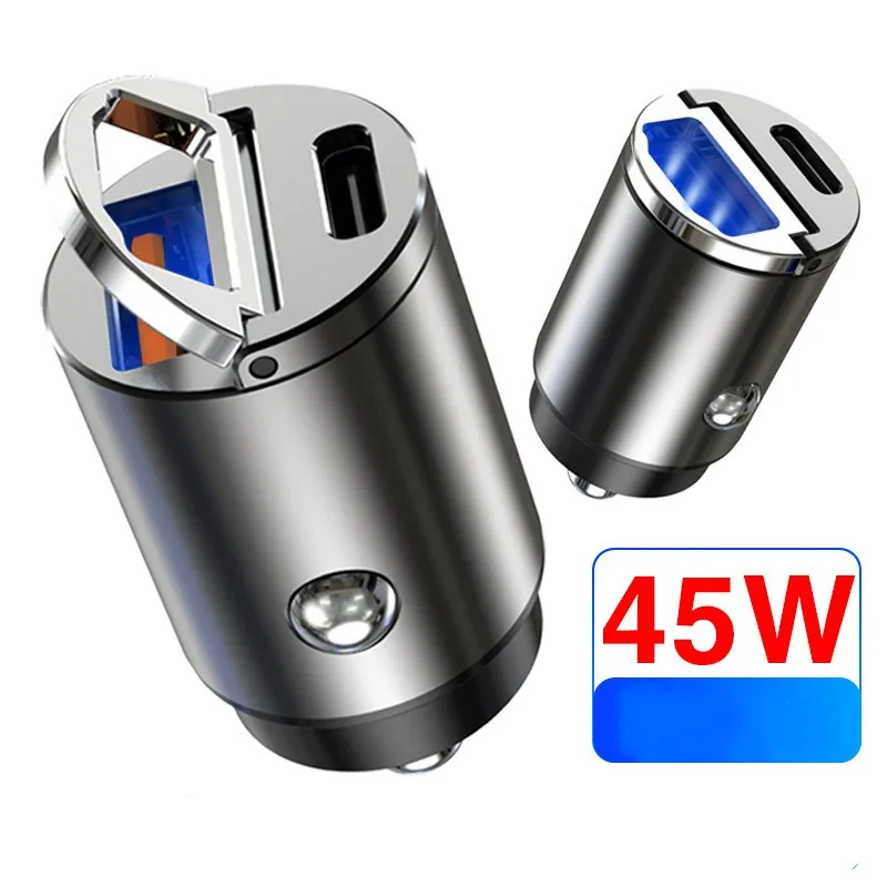 Mini Stealth Car Charger Adapter QC 4.0 3.0 Quick Charge Type C PD Charger 30W Car Charger with Plug For iPhone 13 12 Mi Redmi
Mini Stealth Car Charger Adapter QC 4.0 3.0 Quick Charge Type C PD Charger 30W Car Charger with Plug For iPhone 13 12 Mi Redmi