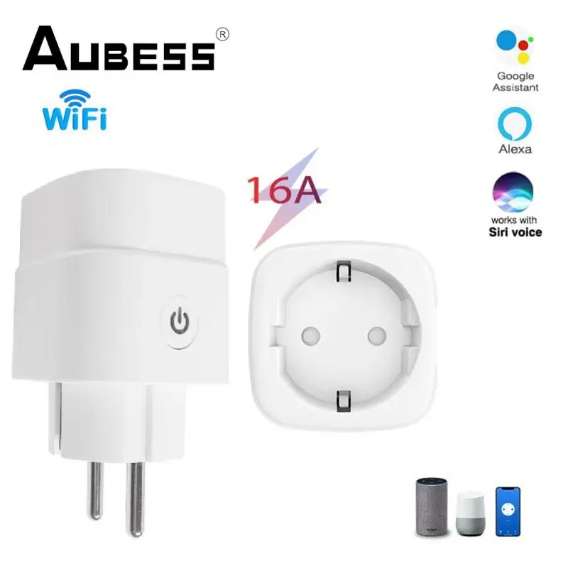Aubess EWelink Wifi Smart Socket, EU 16A Alexa/ Alice Voice Remote Timer Plug, Smart Home Via Smart Life Real-time Power Monitor
Aubess EWelink Wifi Smart Socket, EU 16A Alexa/ Alice Voice Remote Timer Plug, Smart Home Via Smart Life Real-time Power Monitor