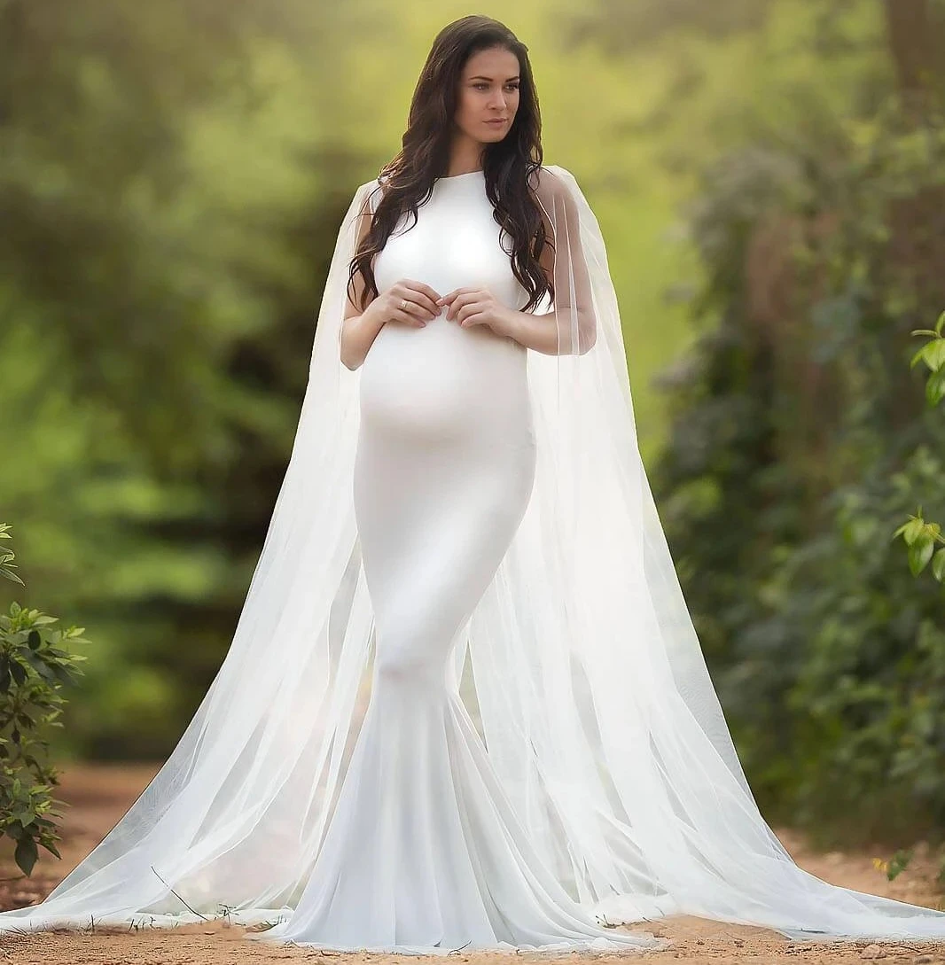 Mermaid Maternity Dresses for Photo Shoot Pregnancy Dress Photography Prop O-collar Fancy Pregnant Women Maxi Gown 2022
Mermaid Maternity Dresses for Photo Shoot Pregnancy Dress Photography Prop O-collar Fancy Pregnant Women Maxi Gown 2022