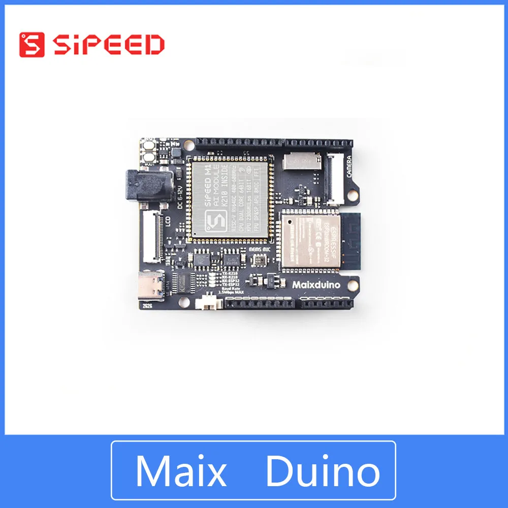 Sipeed Maix Duino Kit K210 RISC-V AI+ LOT ESP32 with GC0328 Camera and 2.4 Inch Screen
Sipeed Maix Duino Kit K210 RISC-V AI+ LOT ESP32 with GC0328 Camera and 2.4 Inch Screen