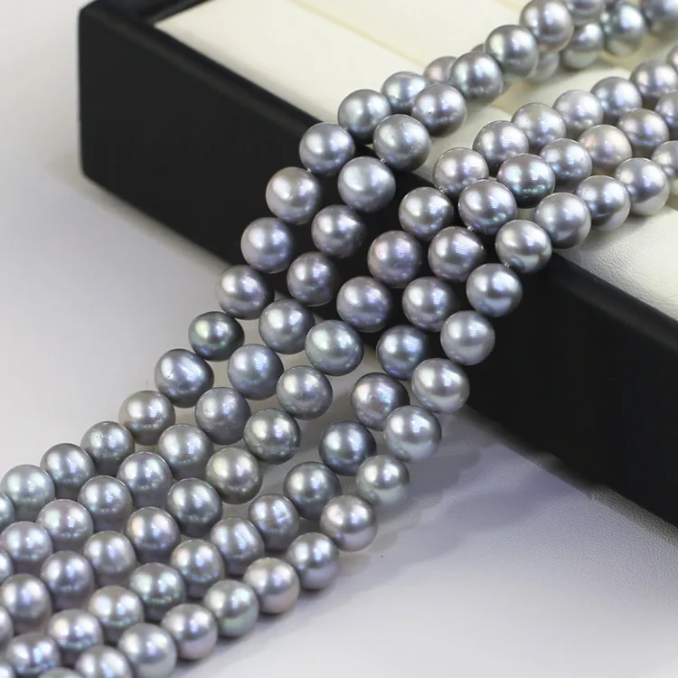 8mm silver grey dyed color off round AA wholesale freshwater pearls supplier fresh water pearl strand
8mm silver grey dyed color off round AA wholesale freshwater pearls supplier fresh water pearl strand