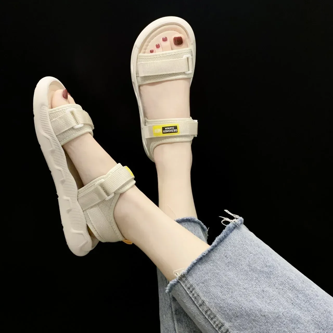 sandals women the new summer soft bottom flat shoes beach sandals shoes students spot
sandals women the new summer soft bottom flat shoes beach sandals shoes students spot