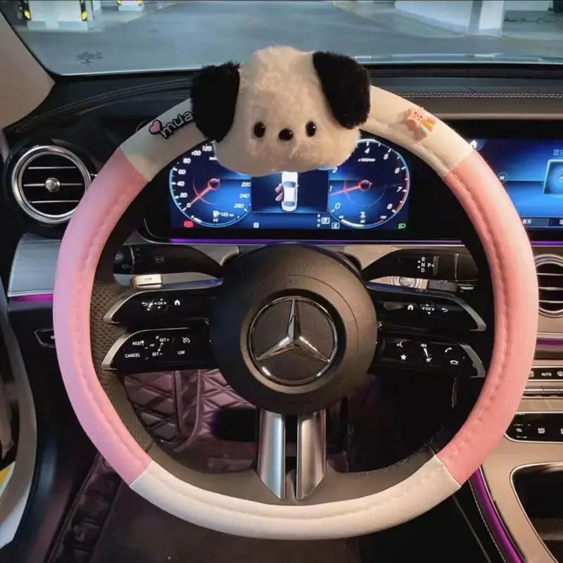 Новинка, кожаный чехол на руль Sanrio полакко, чехол на руль автомобиля, нескользящий Износостойкий чехол для интерьера автомобиля 
Новинка, кожаный чехол на руль Sanrio полакко, чехол на руль автомобиля, нескользящий Износостойкий чехол для интерьера автомобиля