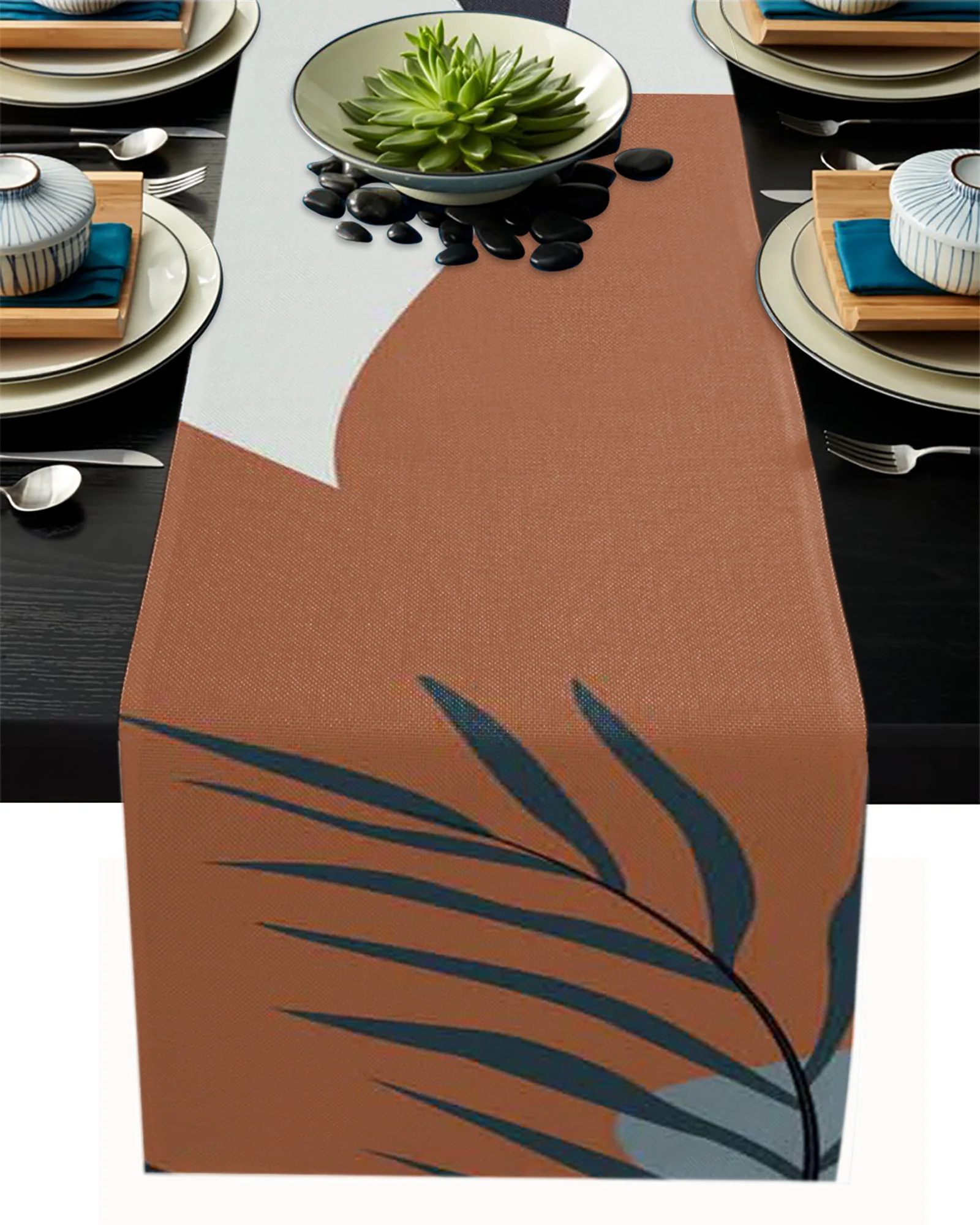 Tropical Plant Leaves Silhouette Color Table Runner Dining Tea Table Shoe Cabinet Cover Table Flag Wedding Party Decoration
Tropical Plant Leaves Silhouette Color Table Runner Dining Tea Table Shoe Cabinet Cover Table Flag Wedding Party Decoration