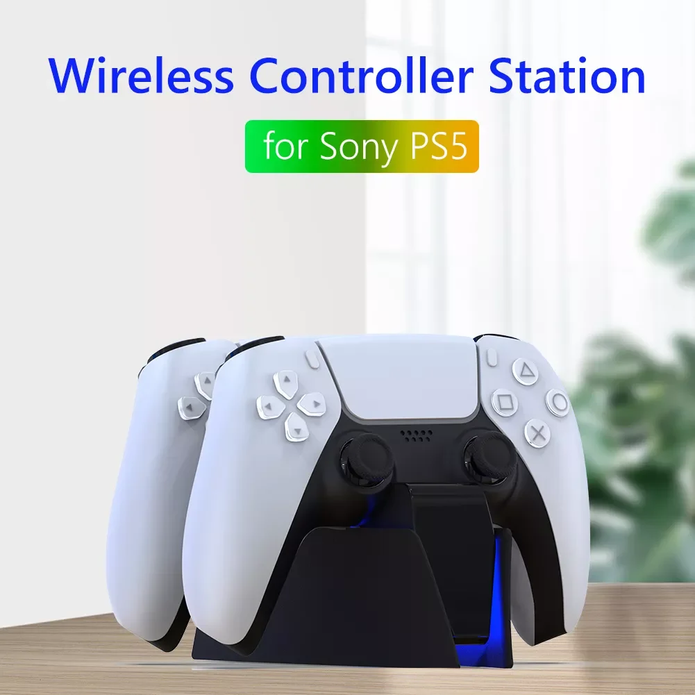 NEW2023 New Dual Fast Charger For PS5 Wireless Controller USB Type-C Charging Cradle Dock Station PlayStation5 Joystick Gamepad
NEW2023 New Dual Fast Charger For PS5 Wireless Controller USB Type-C Charging Cradle Dock Station PlayStation5 Joystick Gamepad