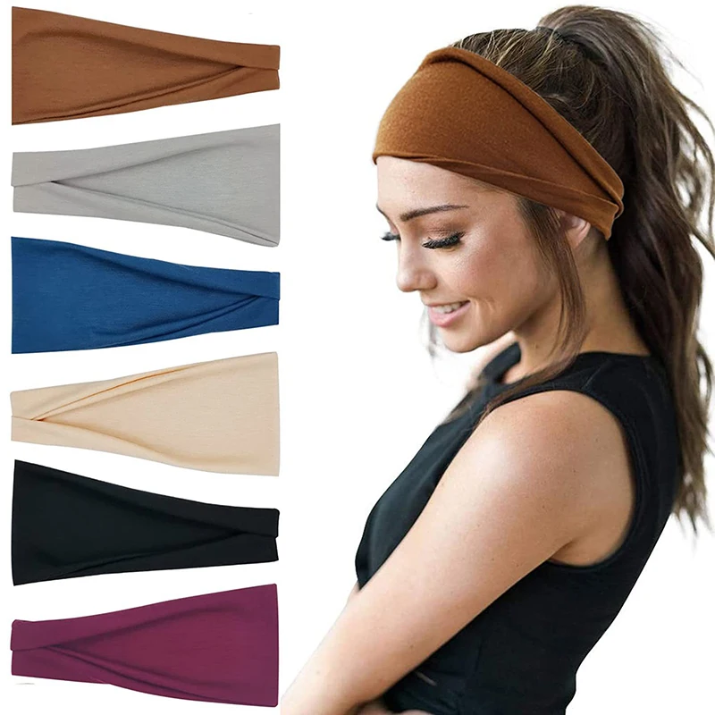 Fashion Women Solid Color Elastic Hair Bands Yoga Sport Headband Turban Makeup Hair Hoop Vintage Headwrap Hair Accessories
Fashion Women Solid Color Elastic Hair Bands Yoga Sport Headband Turban Makeup Hair Hoop Vintage Headwrap Hair Accessories