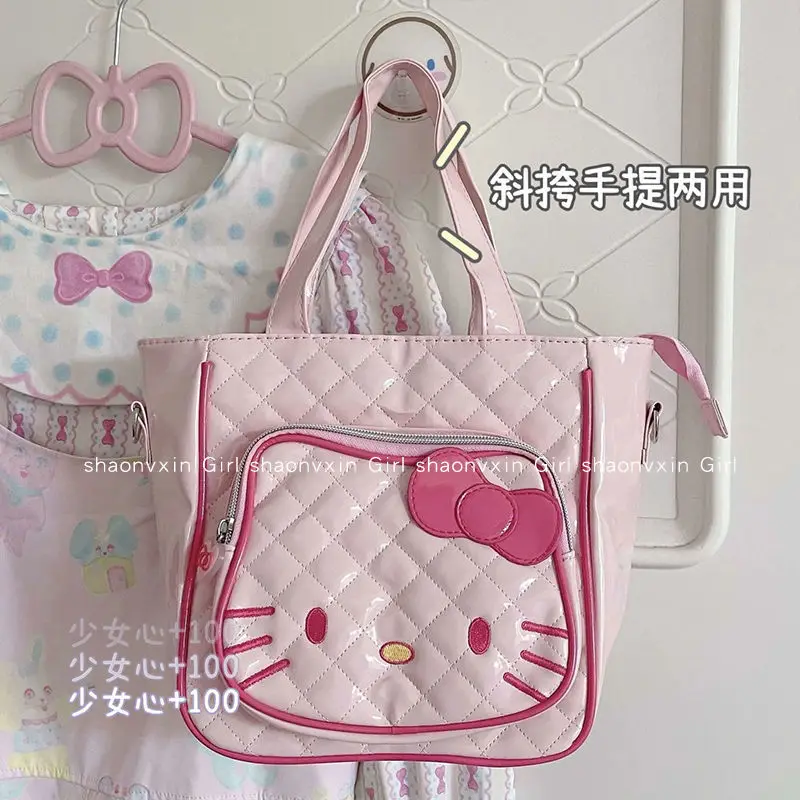Kawaii Sanrio Hello Kitty Bags Handbags Cute Cartoon Hello Kitty Messenger Bag Versatile Large Capacity Handbag Fashion Pouches
Kawaii Sanrio Hello Kitty Bags Handbags Cute Cartoon Hello Kitty Messenger Bag Versatile Large Capacity Handbag Fashion Pouches