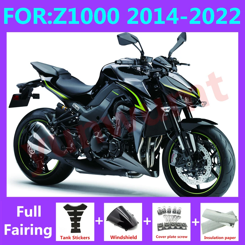 New ABS Motorcycle Fairings Kit fit For Z1000 Z ER ZR 1000 ZR1000 ER1000 2014 2015 2016 2017 2018 - 2022 fairing set black
New ABS Motorcycle Fairings Kit fit For Z1000 Z ER ZR 1000 ZR1000 ER1000 2014 2015 2016 2017 2018 - 2022 fairing set black