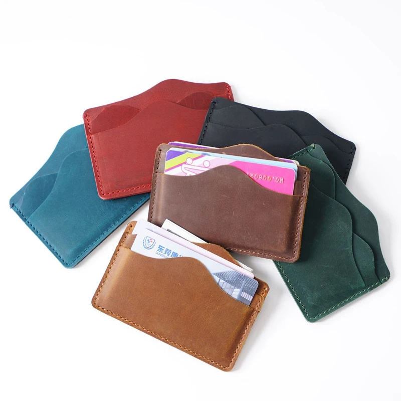 Mini Leather Wallet Folder Handmade Real Cowhide Card Holder Money Purse Storage Bag
Mini Leather Wallet Folder Handmade Real Cowhide Card Holder Money Purse Storage Bag
