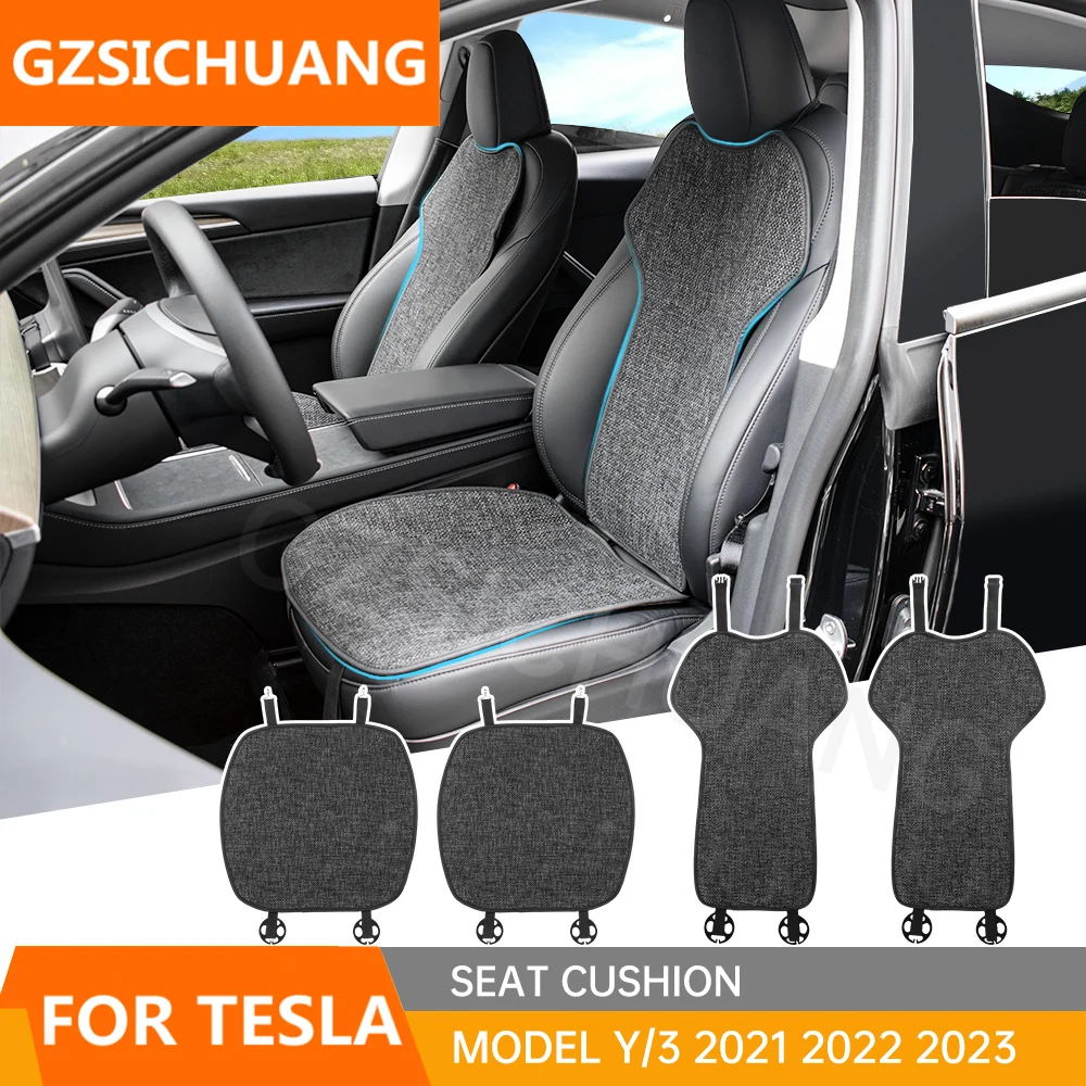 Car Seat Protectors Cover Summer Breathable Front and Rear Seat Cushion For Tesla Model Y 2019 2020 2021 2022 2023 Accessories
Car Seat Protectors Cover Summer Breathable Front and Rear Seat Cushion For Tesla Model Y 2019 2020 2021 2022 2023 Accessories