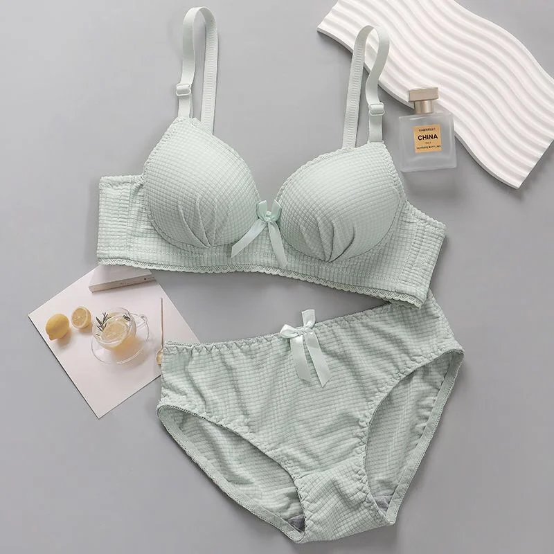 Ensemble Femme 2 Pièces Lingerie Set Push Up Bras and Panty Sets for School Girls Japan Style Bra Underwear Sutian Feminino
Ensemble Femme 2 Pièces Lingerie Set Push Up Bras and Panty Sets for School Girls Japan Style Bra Underwear Sutian Feminino