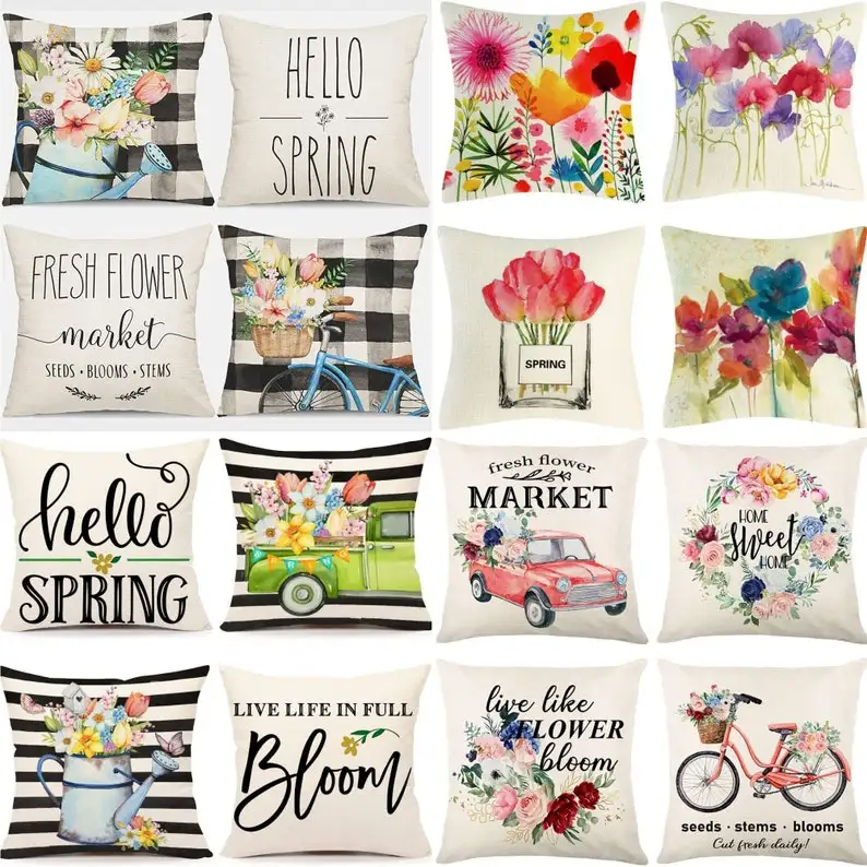 4pcs/set Modern Decorative Pillow Cover 1 Spring Pillow Covers for Home Decor Spring Throw Pillow Covers Farmhouse decoration
4pcs/set Modern Decorative Pillow Cover 1 Spring Pillow Covers for Home Decor Spring Throw Pillow Covers Farmhouse decoration