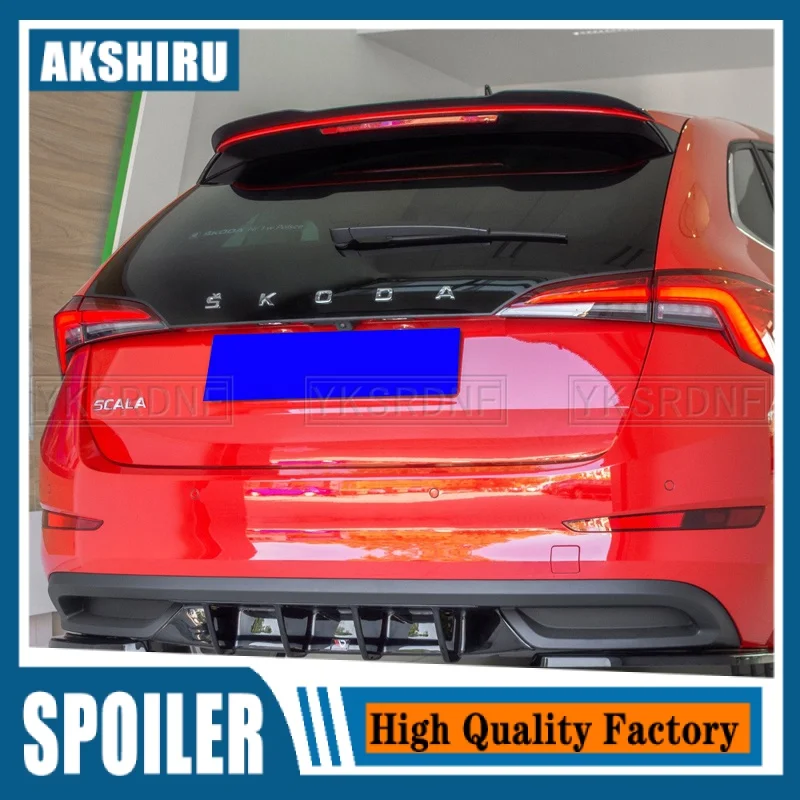 Rear Roof Lip Spoiler For SKODA SCALA (2019-UP) ABS Plastic Gloss Black Car Tail Wing Universal Spoiler Wing
Rear Roof Lip Spoiler For SKODA SCALA (2019-UP) ABS Plastic Gloss Black Car Tail Wing Universal Spoiler Wing