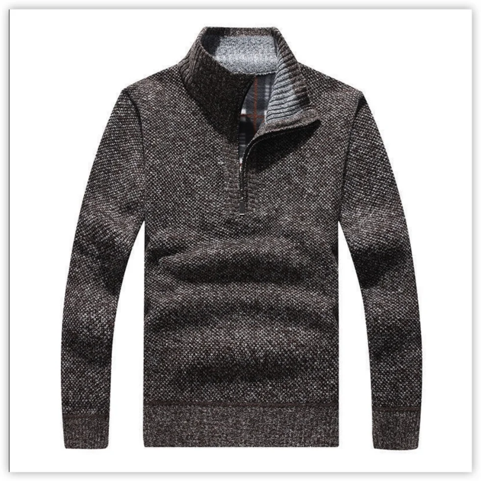 AnGeer Winter Male's Long Sleeve Knitted Pullover Half Zipper Casual Trun Down Collar Sweaters Warm Solid Jumper for Autumn 
AnGeer Winter Male's Long Sleeve Knitted Pullover Half Zipper Casual Trun Down Collar Sweaters Warm Solid Jumper for Autumn