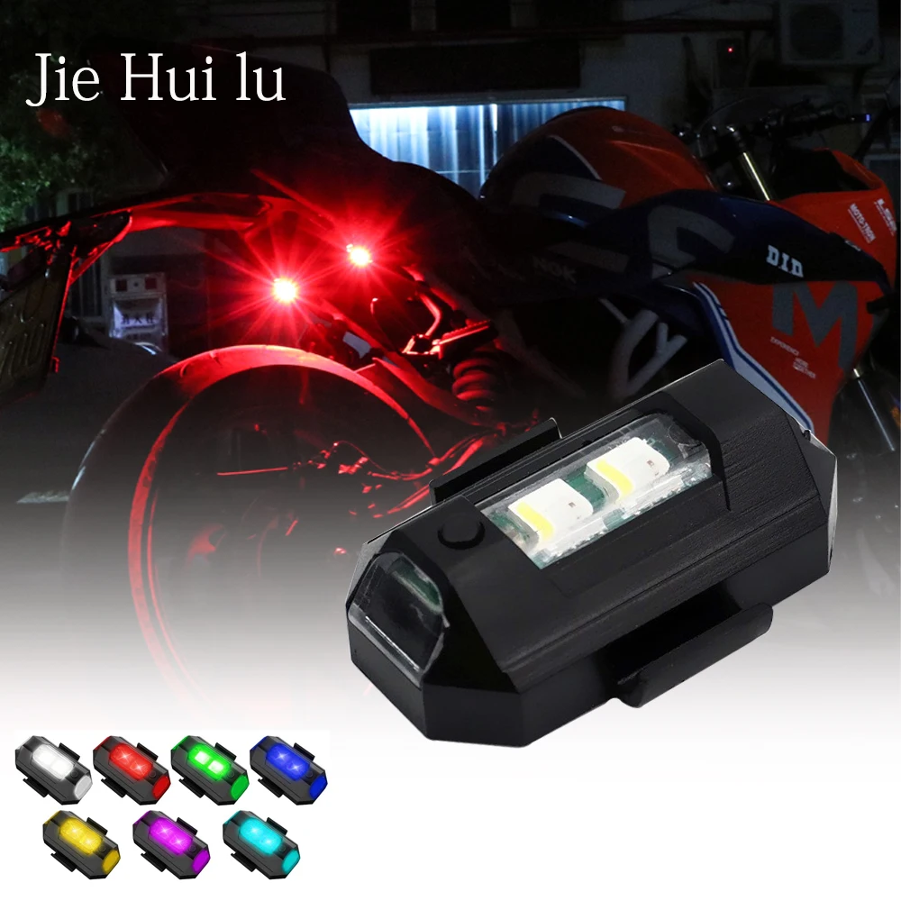 clignotants moto Anti-collision Warning Light Mini Signal Light Drone with Strobe Light 7Colors Turn Signal Indicator Motorcycle
clignotants moto Anti-collision Warning Light Mini Signal Light Drone with Strobe Light 7Colors Turn Signal Indicator Motorcycle