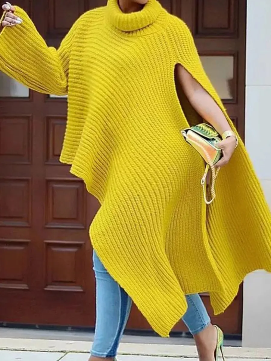 LW Plus Size Turtleneck Split Oversized Sweater 2022 Autumu NEW women Clothing X Long Oversized High Split Turtleneck Solid Colo
LW Plus Size Turtleneck Split Oversized Sweater 2022 Autumu NEW women Clothing X Long Oversized High Split Turtleneck Solid Colo