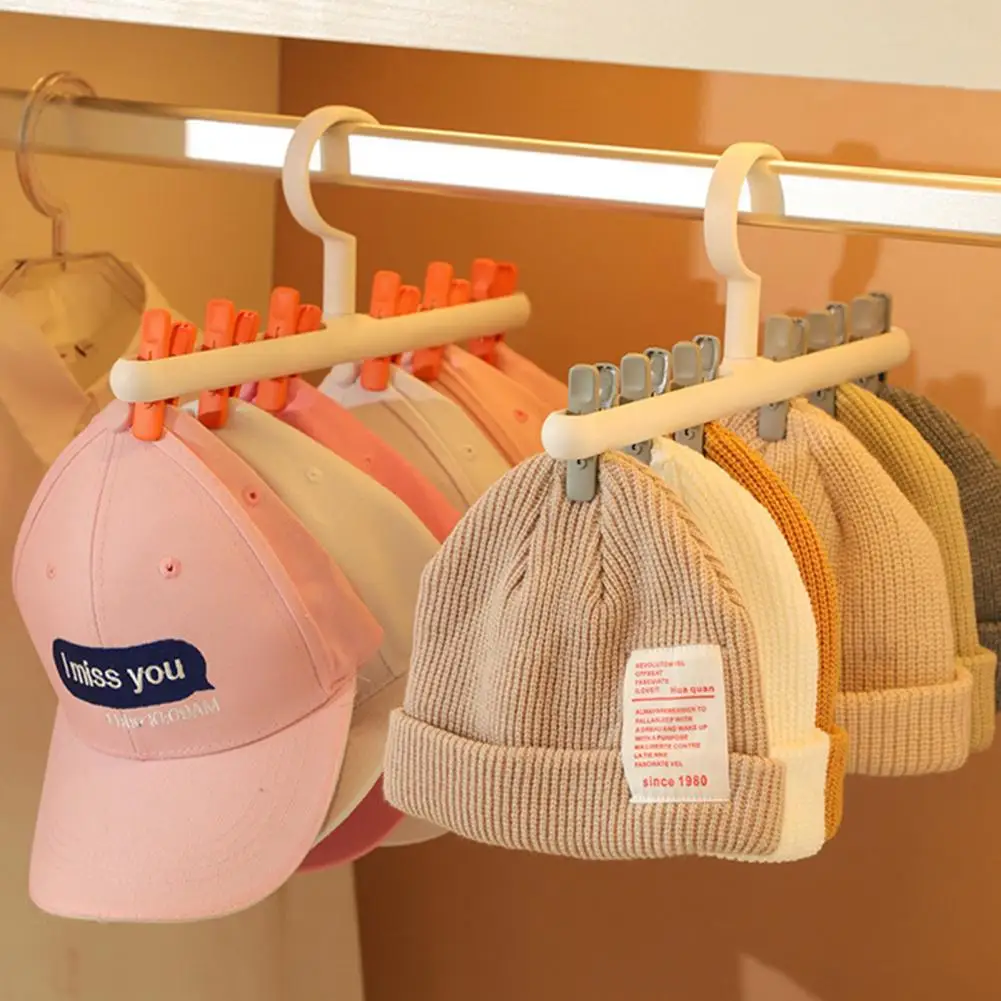 Hat Organizer Hanger Durable Convenient 6 Clips Firm Grip Cap Hanger for Home Hat Organizer Hat Hanger
Hat Organizer Hanger Durable Convenient 6 Clips Firm Grip Cap Hanger for Home Hat Organizer Hat Hanger