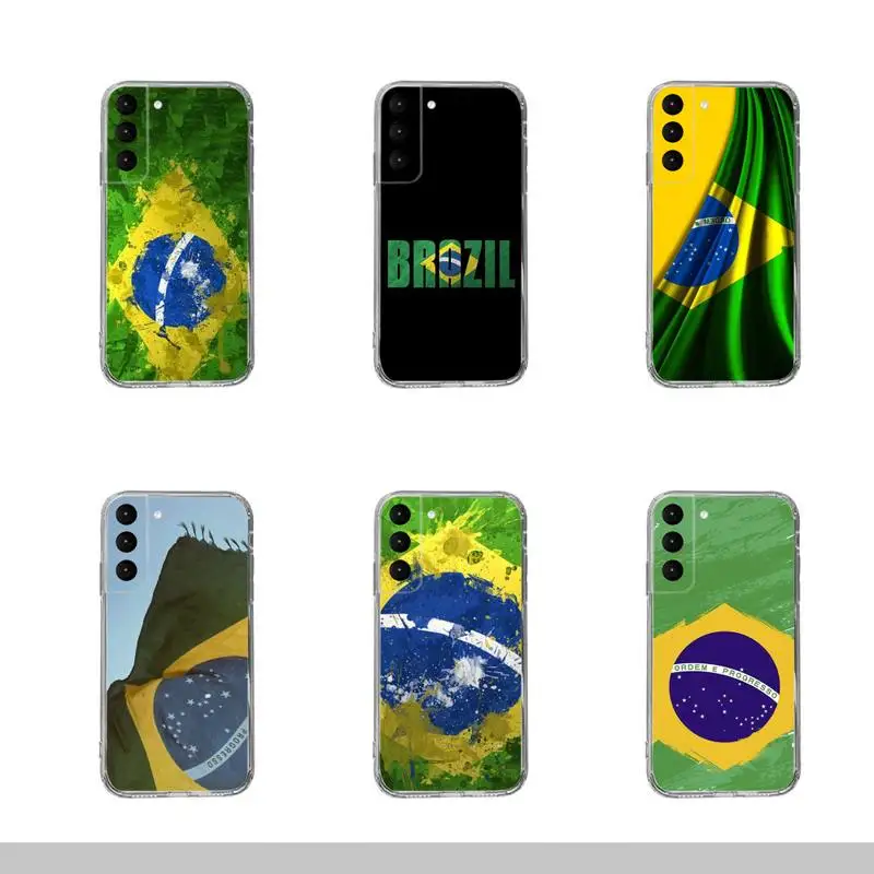 Brazil FlagPhone Case For Samsung S22 Ultra S20 23 30 21 Plus ultra 5G Phone Funda Cover
Brazil FlagPhone Case For Samsung S22 Ultra S20 23 30 21 Plus ultra 5G Phone Funda Cover
