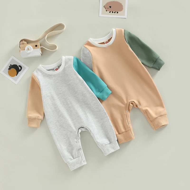 Infant Baby Spring Autumn Jumpsuit Fall Long Sleeve Round Neck Full Length Romper Clothing
Infant Baby Spring Autumn Jumpsuit Fall Long Sleeve Round Neck Full Length Romper Clothing
