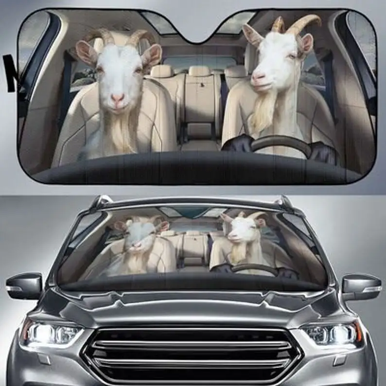 Goats Safe Driver Auto Sun Shade Auto Cover Protector Window, Car Accessories, Custom Animal Pattern Sunshade,
Goats Safe Driver Auto Sun Shade Auto Cover Protector Window, Car Accessories, Custom Animal Pattern Sunshade,
