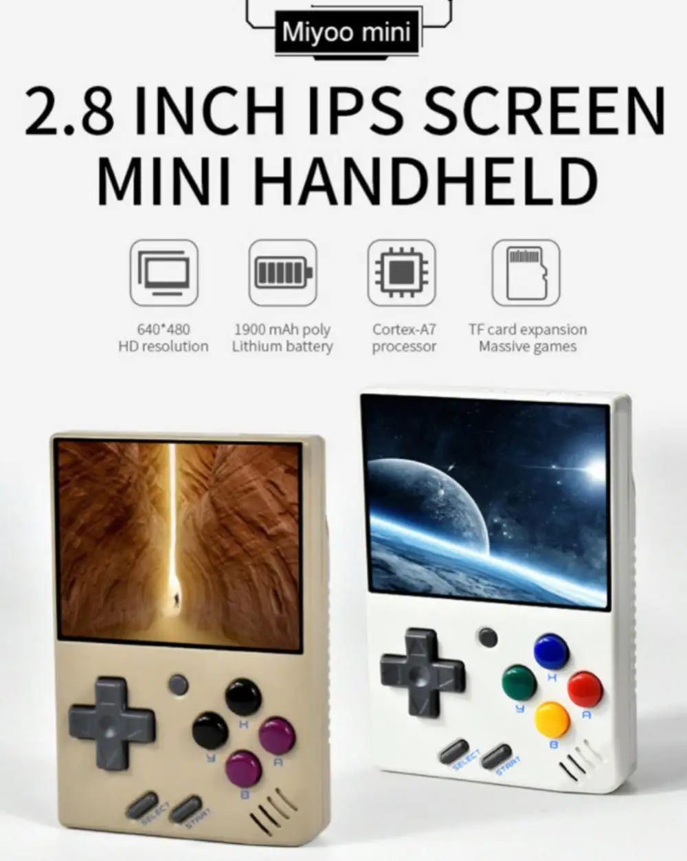 MIYOO MINI V2 Portable Retro Handheld Game Console 2.8Inch IPS HDScreen Video Game Consoles Linux System Classic Gaming Emulator
MIYOO MINI V2 Portable Retro Handheld Game Console 2.8Inch IPS HDScreen Video Game Consoles Linux System Classic Gaming Emulator