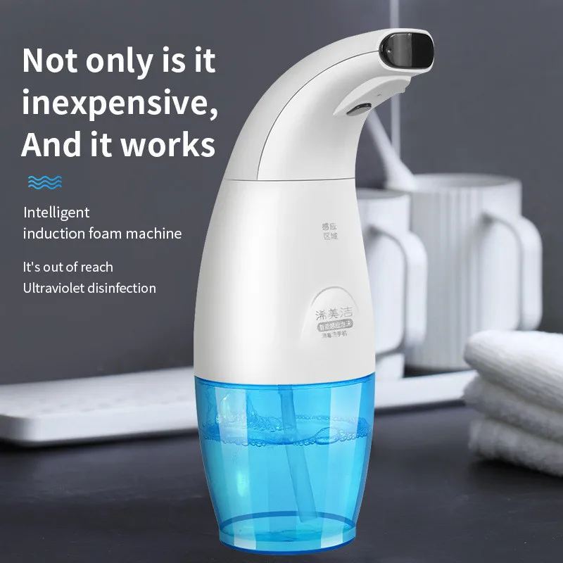 Automatic USB Charge Sensing Foam Soap Dispenser Contactless Sensor Liquid Distributor Bathroom Mobile Phone
Automatic USB Charge Sensing Foam Soap Dispenser Contactless Sensor Liquid Distributor Bathroom Mobile Phone