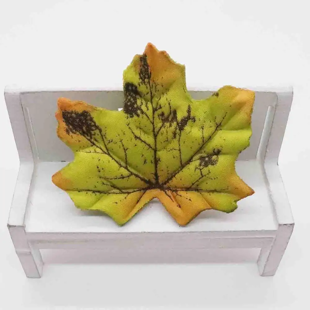 Искусственные кленовые листья, 50 шт., зеленый/оранжевый/желтый 
Искусственные кленовые листья, 50 шт., зеленый/оранжевый/желтый