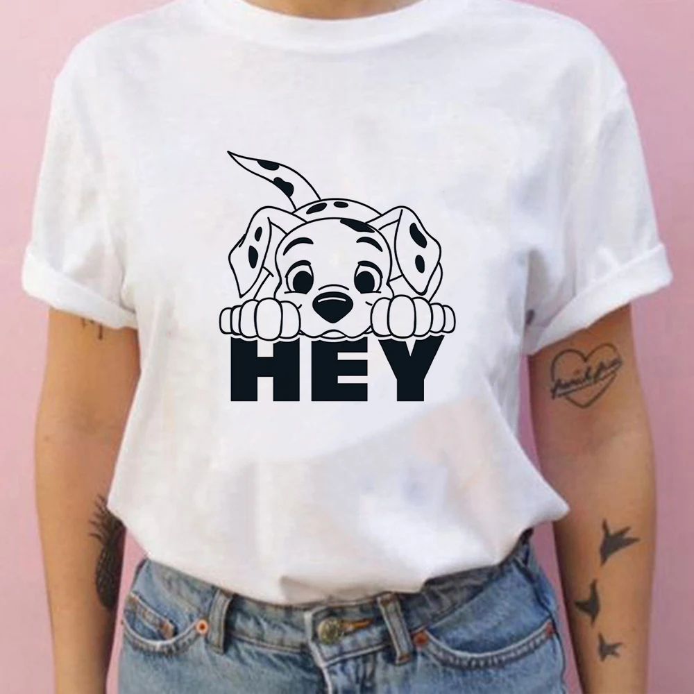 Disney 101 Dalmatians Series Tee Print Women T Shirt Four Seasons O Neck Female Tops Clothes Casual Harajuku Style Lady T-Shirt
Disney 101 Dalmatians Series Tee Print Women T Shirt Four Seasons O Neck Female Tops Clothes Casual Harajuku Style Lady T-Shirt