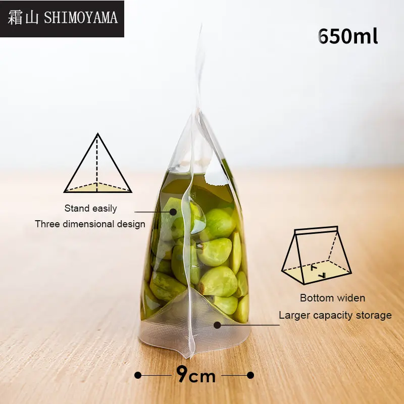 SHIMOYAMA 10Pcs Reusable Food Storage Bag Kitchen Stand Up Fruit Vegetable Fresh-keeping Thickened Ziplock Bags Shut Containers
SHIMOYAMA 10Pcs Reusable Food Storage Bag Kitchen Stand Up Fruit Vegetable Fresh-keeping Thickened Ziplock Bags Shut Containers