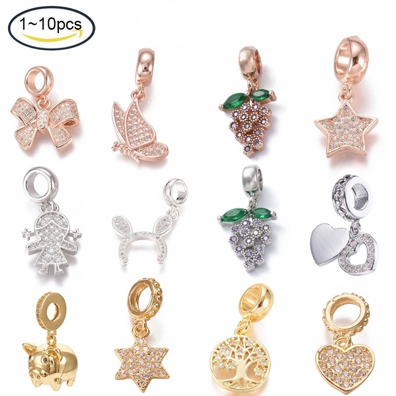 NBEADS 1-10PCS Brass Cubic Zirconia European Dangle Beads Heart Pig Platinum 20mm Hole: 4mm; Pendant: 8x8~9x1mm
NBEADS 1-10PCS Brass Cubic Zirconia European Dangle Beads Heart Pig Platinum 20mm Hole: 4mm; Pendant: 8x8~9x1mm