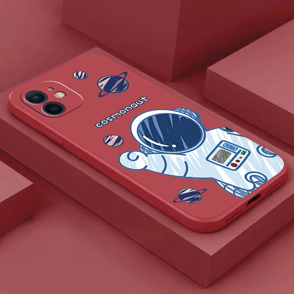 Cosmonaut Spaceman Cute Case For iPhone 12 13 Pro Max Mini 11 Pro Max X XR XS MAX SE2020 8 7 6 6S Plus Cute Silicone Phone Cover
Cosmonaut Spaceman Cute Case For iPhone 12 13 Pro Max Mini 11 Pro Max X XR XS MAX SE2020 8 7 6 6S Plus Cute Silicone Phone Cover