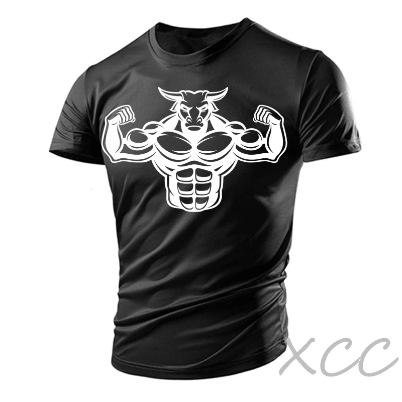 Full body muscular male 3D printing men's street summer T-shirt tough guy fitness short-sleeved running breathable light sports
Full body muscular male 3D printing men's street summer T-shirt tough guy fitness short-sleeved running breathable light sports