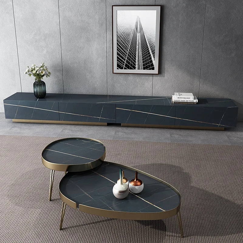 Minimalist imported slate light luxury TV cabinet coffee table combination simple modern designer home living room coffee table
Minimalist imported slate light luxury TV cabinet coffee table combination simple modern designer home living room coffee table