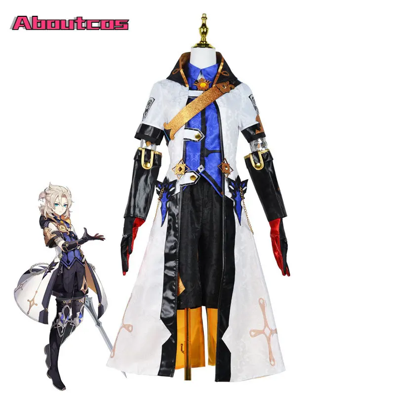 Костюм для косплея аниме Aboutcos Game Genshin Impact Albedo, униформа для Хэллоуина, карнавальные костюмы, мужские костюмы для альбедо
Костюм для косплея аниме Aboutcos Game Genshin Impact Albedo, униформа для Хэллоуина, карнавальные костюмы, мужские костюмы для альбедо