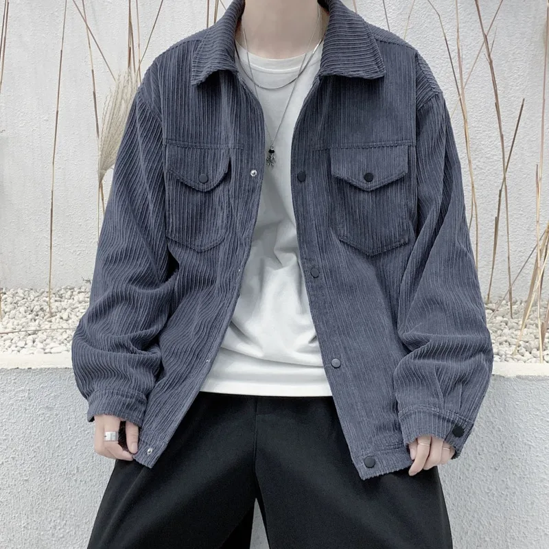 Autumn 3 Color Corduroy Jacket Men's Fashion Retro Pocket Jackets Mens Streetwear Hip Hop Loose Bomber Jacket Men Outwear M-2XL
Autumn 3 Color Corduroy Jacket Men's Fashion Retro Pocket Jackets Mens Streetwear Hip Hop Loose Bomber Jacket Men Outwear M-2XL